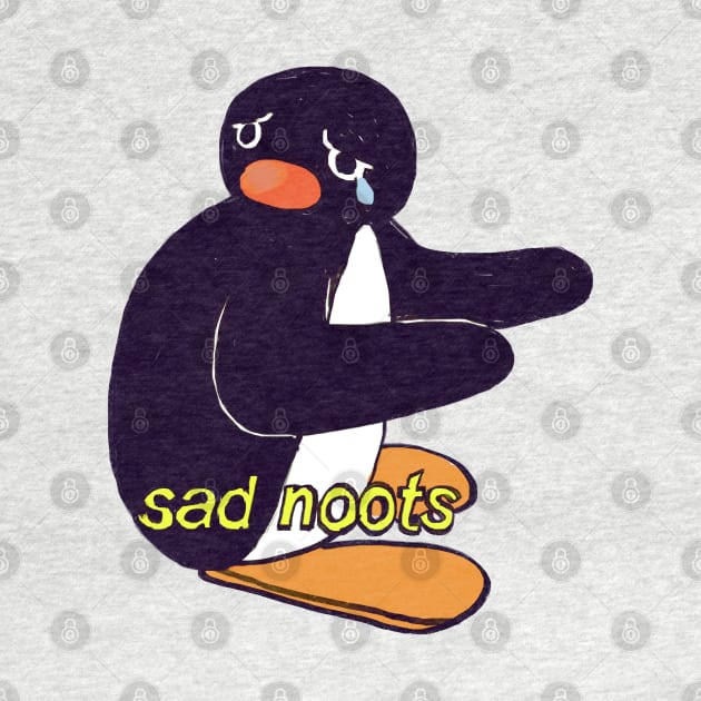 sad noot penguin meme / pingu by mudwizard